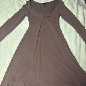 Wild Fable Dusty Purple Long Sleeve Dress